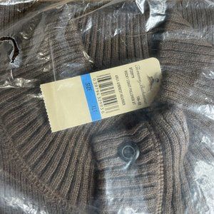 Tommy Bahama Sweater Big Tall Brown Pullover Cotton XLT NEW / tags